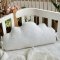 Подушка бортики в кроватку Маленькая соня Облако вафля Белый 1068632