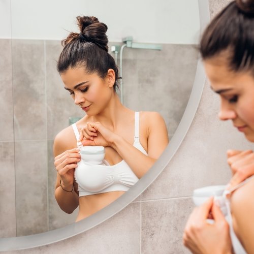 Молокоотсос аккумуляторный BabyOno SHELLY Свободные руки 1000