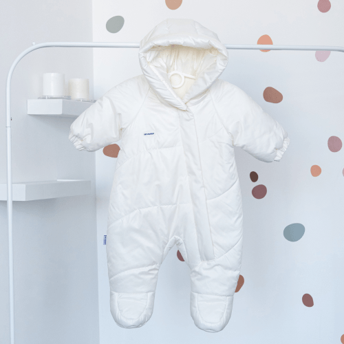 Демисезонный комбинезон для новорожденных Kid's Fantasy Leggerino 0 - 9 мес Молочный 10156