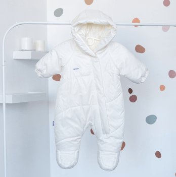 Демисезонный комбинезон для новорожденных Kid's Fantasy Leggerino 0 - 9 мес Молочный 10156