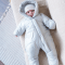 Демисезонный комбинезон для новорожденных Kid's Fantasy Leggerino 0 - 9 мес Пудровый 10160