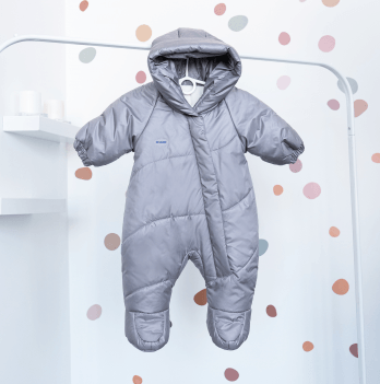Демисезонный комбинезон для новорожденных Kid's Fantasy Leggerino 0 - 9 мес Серый 10158