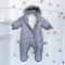 Демисезонный комбинезон для новорожденных Kid's Fantasy Leggerino 0 - 9 мес Серый 10158