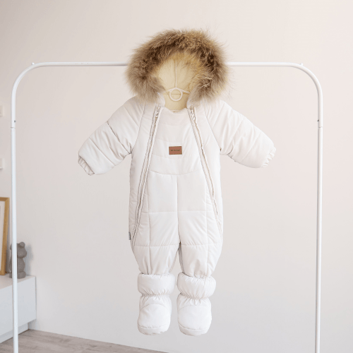 Комбинезон детский зимний Kid's Fantasy Snowberry 6 - 18 мес Молочный 10201