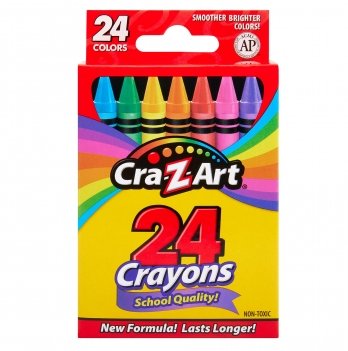 Восковые карандаши для рисования Cra-Z-Art 24 шт 10201CRA