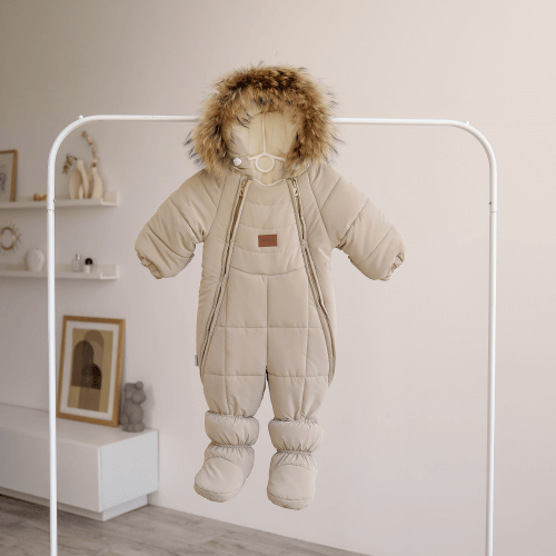 Комбинезон детский зимний Kid's Fantasy Snowberry 6 - 18 мес Песочный 10202