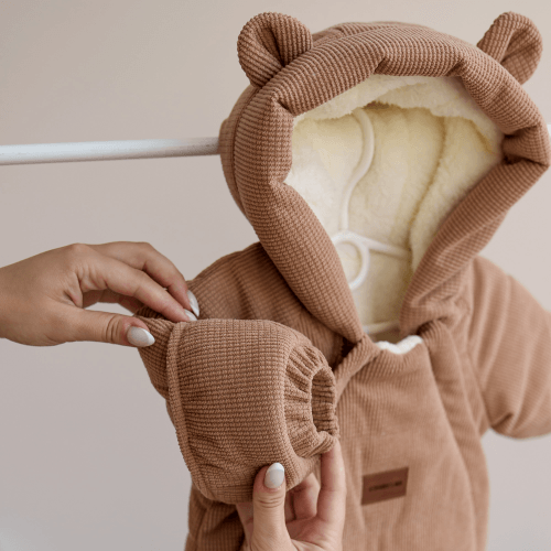 Демисезонный комбинезон для новорожденных Kid's Fantasy Honey 0 - 9 мес Бежевый 10203