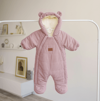 Демисезонный комбинезон для новорожденных Kid's Fantasy Honey 0 - 9 мес Пудровый 10205