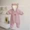 Демисезонный комбинезон для новорожденных Kid's Fantasy Honey 0 - 9 мес Пудровый 10205