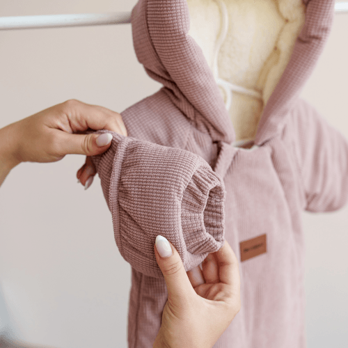 Демисезонный комбинезон для новорожденных Kid's Fantasy Honey 0 - 9 мес Пудровый 10205