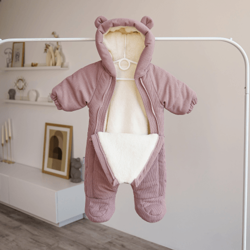 Демисезонный комбинезон для новорожденных Kid's Fantasy Honey 0 - 9 мес Пудровый 10205