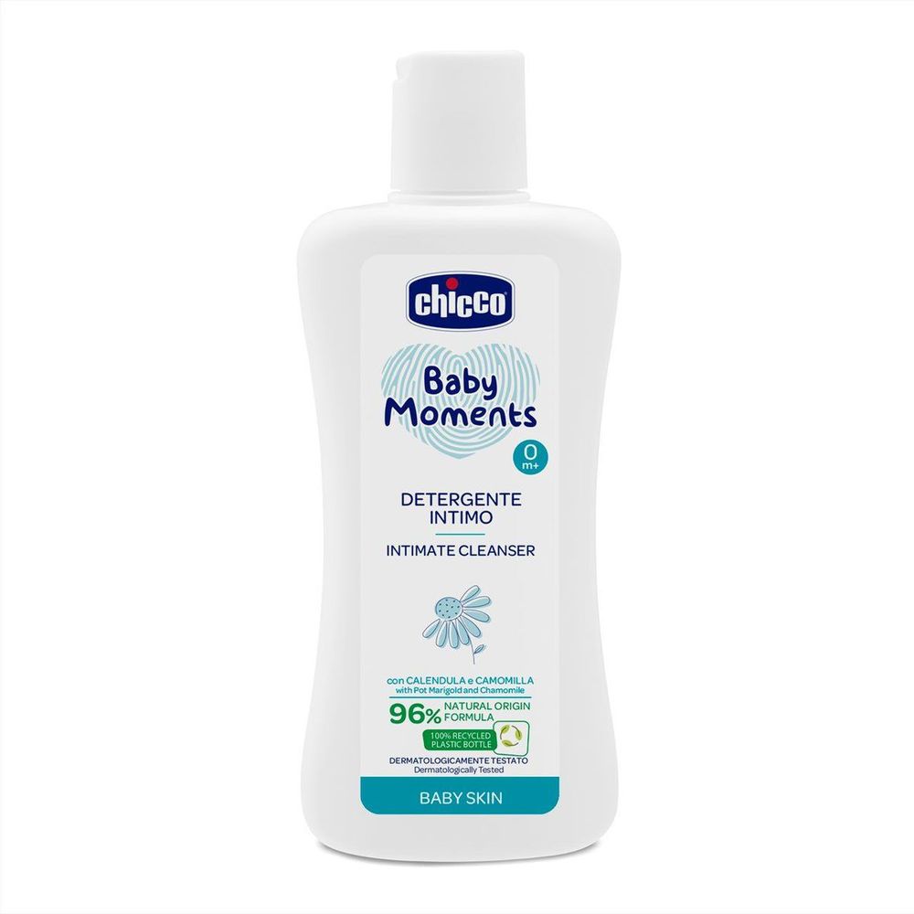 Гель для интимной гигиены Chicco Baby Moments с экстрактом ромашки и календулы 200 мл 10246.00