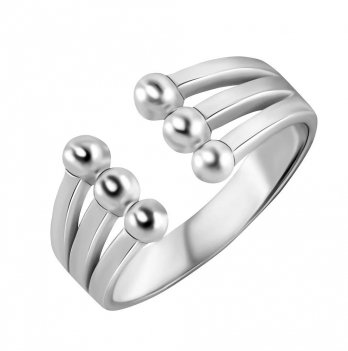 Серебряное кольцо UMAX на среднюю фалангу Равновесие 10433