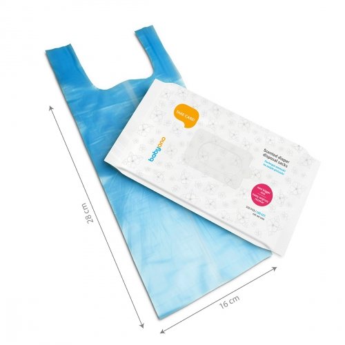 Пакеты для хранения использованных подгузников ароматизированные BabyOno 100 шт 1052