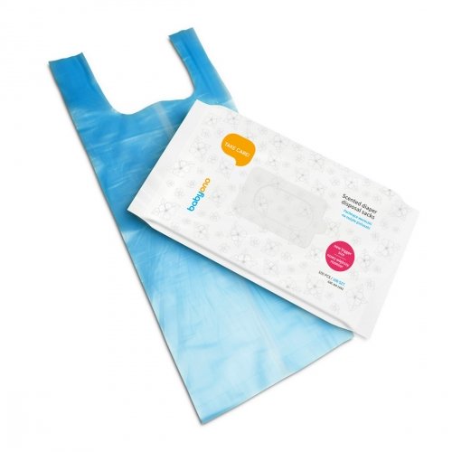 Пакеты для хранения использованных подгузников ароматизированные BabyOno 100 шт 1052