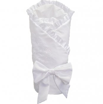 Конверт-одеяло для новорожденного демисезонный Flavien 1055/01 белый