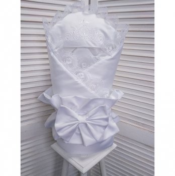 Конверт-одеяло для новорожденного демисезонный Flavien 1056/01 белый