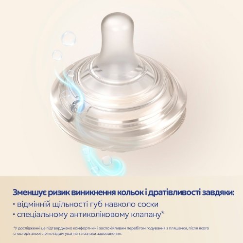 Антиколиковая бутылочка Canpol babies Natural Shape с соской Dual-zone 3m+ 260 мл 35/401