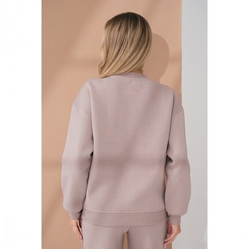 Костюм для беременных и кормящих с начесом Юла Мама Urban Бежевый ST-45.012