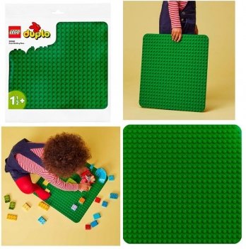 Лего пластина LEGO Duplo Classic Зеленая пластина для строительства 10980