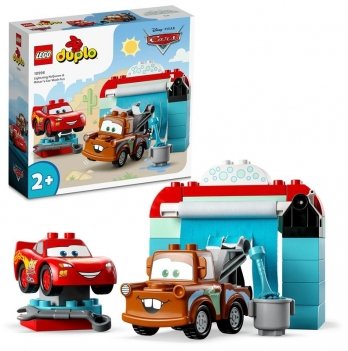 Конструктор LEGO DUPLO Disney Развлечения Молнии МакКвина и Сырника на автомойке 10996