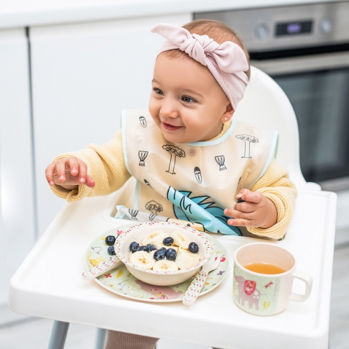 Нагрудник фартук BabyOno Я активный Голубой 839