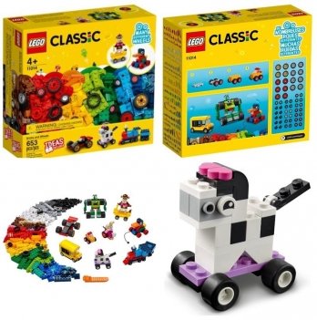 Конструктор LEGO Classic Кубики и колёса 11014