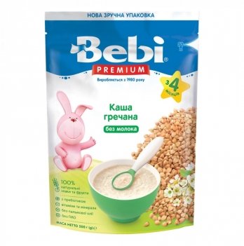 Каша гречневая Bebi Premium Безмолочная 200 г 1105040