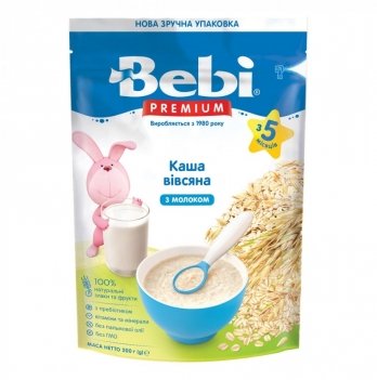 Каша овсяная Bebi Premium Молочная 200 г 1105054