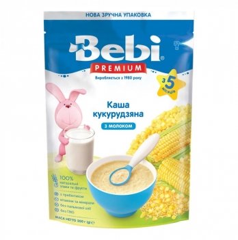 Каша кукурузная Bebi Premium Молочная 200 г 1105068
