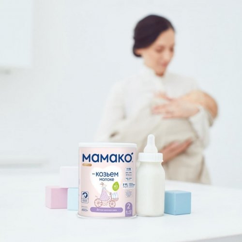 Детская смесь на основе козьего молока Mamako Premium 2 6-12 мес 400 г 1105311