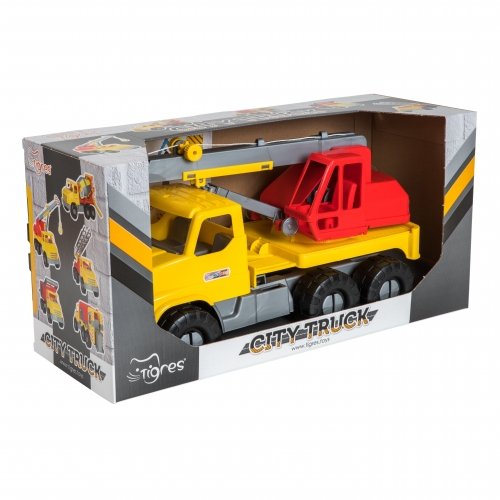 Модель машинки Тигрес City Truck Кран 39366