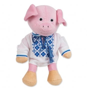 Мягкая игрушка Тигрес Свинка мальчик в вышиванке СВ-0021