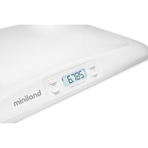 Весы для новорожденных электронные Miniland EmyScale Plus Белый 89390