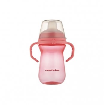 Чашка непроливайка Canpol babies FirstCup 250 мл Розовый 56/615_pin