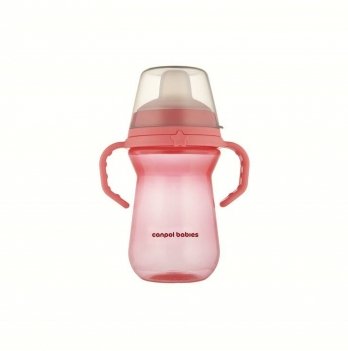 Чашка непроливайка Canpol babies FirstCup 250 мл Розовый 56/615_pin