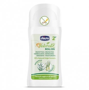 Ролик защитный от комаров Chicco Naturalz 60 мл 11597.00