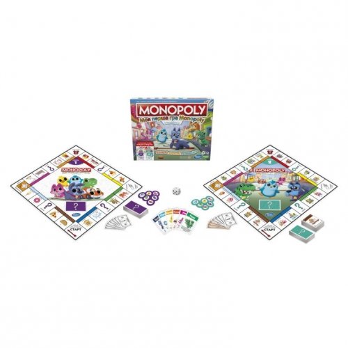 Настольная игра Hasbro Gaming Моя первая монополия украинская версия F4436