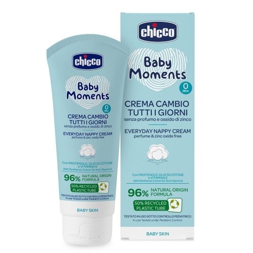 Крем под подгузник Chicco Baby Moments с пантенолом 100 мл 11641.00