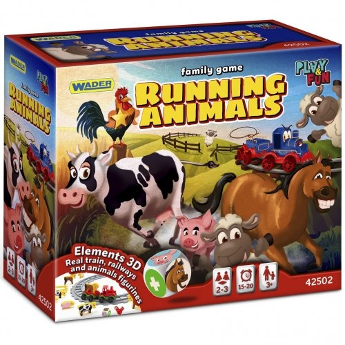 Развивающая игра Wader Play&Fun Животные убегают 42502