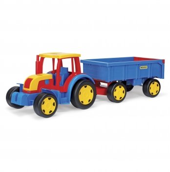 Детская игрушка Wader Трактор Гигант с прицепом 66100