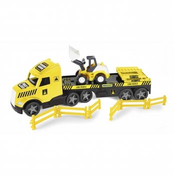 Детская игрушка Wader Magic Truck Technic Эвакуатор с бульдозером 36430