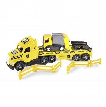 Детская игрушка Wader Magic Truck Technic Эвакуатор с мусоровозом 36440