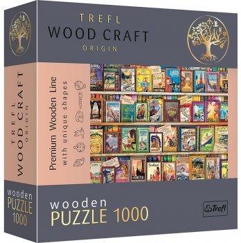 Пазлы фигурные из дерева Trefl Мировые путеводители 1000 шт 20176