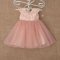 Платье Бетис Бриллиант с заколкой атлас/фатин Розовый 27078204 1,5-3 года