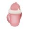 Чашка непроливайка с силиконовой трубочкой Canpol babies Matte Pastels 210 мл Розовый 56/522_pin