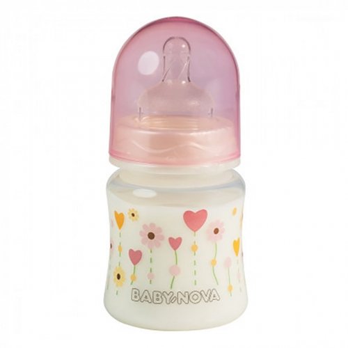 Бутылочка для кормления Baby-Nova Декор 150 мл Сиреневый 3960172