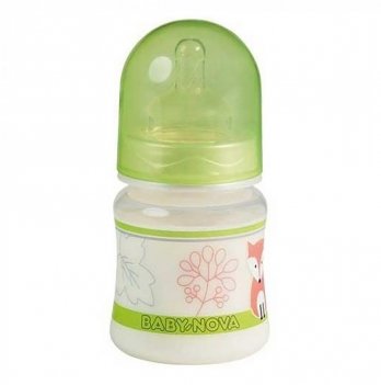 Бутылочка для кормления Baby-Nova Декор 150 мл Зеленый 3960173