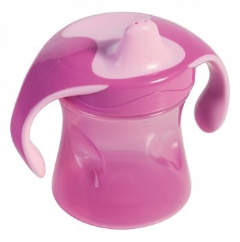 Чашка непроливайка Baby-Nova 220 мл Розовый 3966043