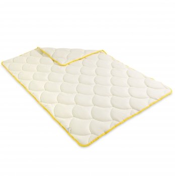 Одеяло зимнее евро двуспальное Ideia Popcorn 200х220 см Молочный 8-35038